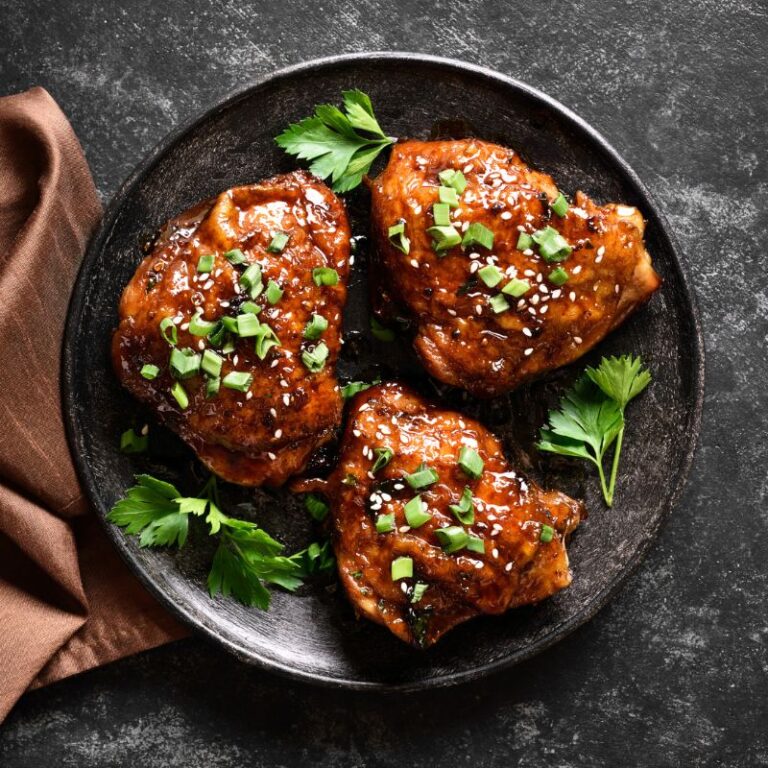 Simple & Quick Asian Glazed Chicken Thighs Owton's