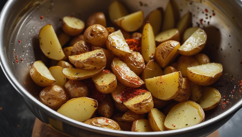 peri salted potato wedges
