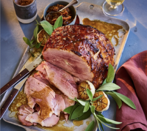glazed gammon with 5 spice
